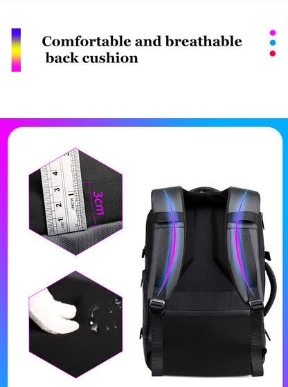 LED Display Laptop Backpack — 15.6” Smart Business & School Travel Bag for Men & Women