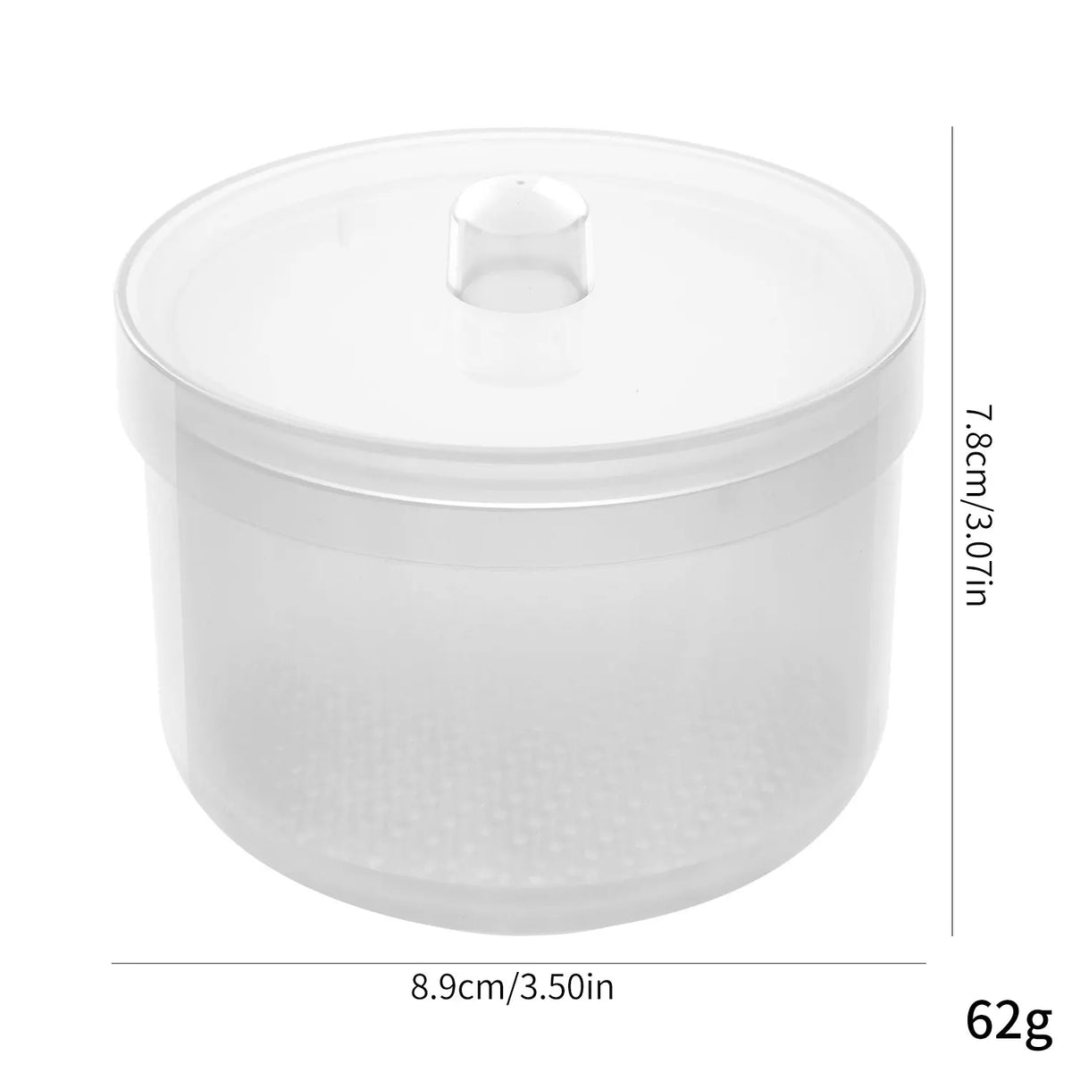 Nail Drill Bit Cleaning Box - Double-Layer Filtration Disinfection & Manicure Storage Case