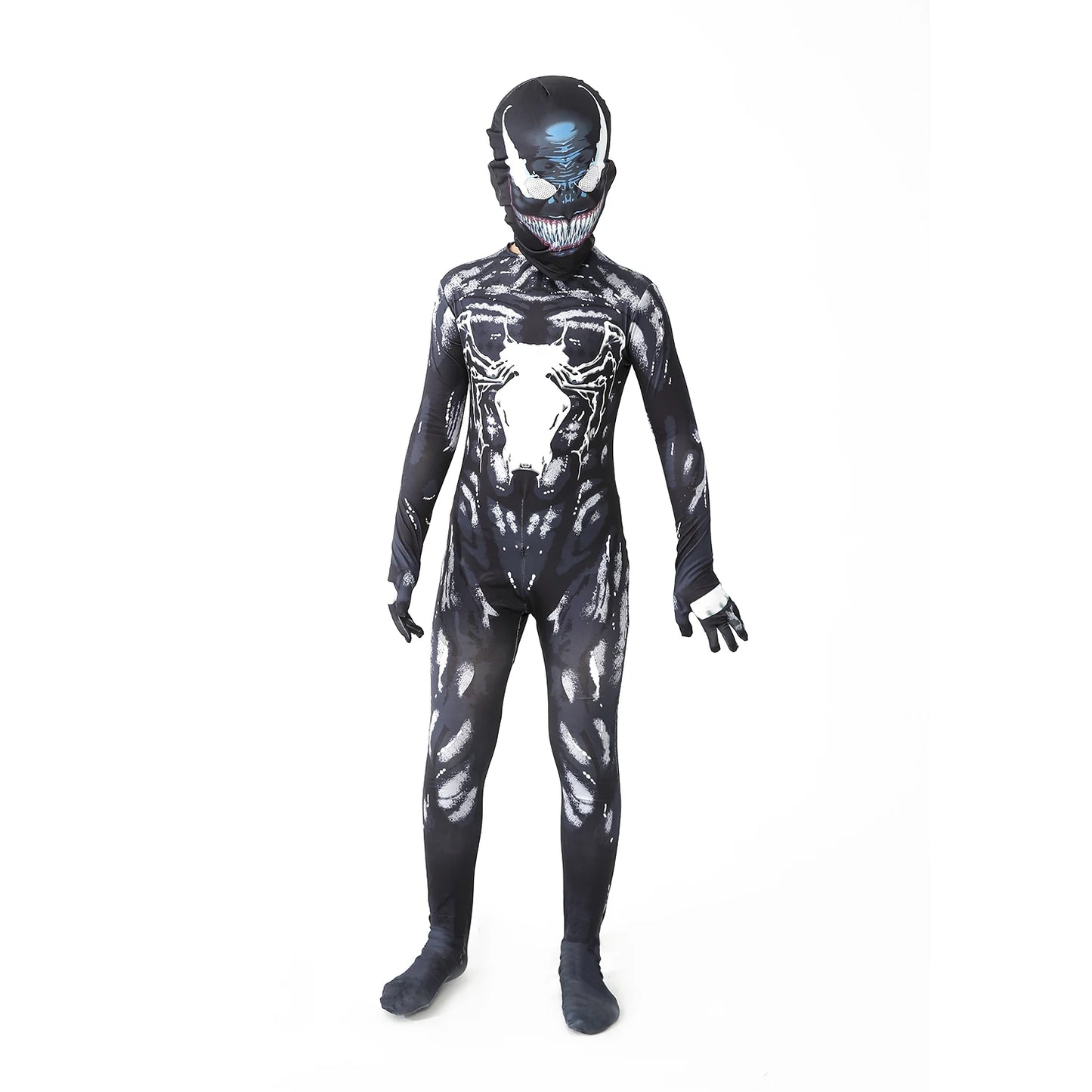 Venom Cosplay Costume – Superhero Halloween Jumpsuit Suit Symbiote Spider-Man Outfit