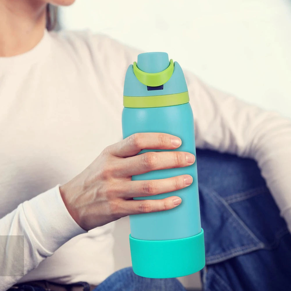 Silicone Water Bottle Boot – Anti-Slip Bottom Protector for Owala 32oz Flask Water Bottle