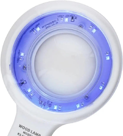 Wireless Wood's Lamp Skin Analyzer – UV Magnifying Device for Facial Beauty & Skin Analysis