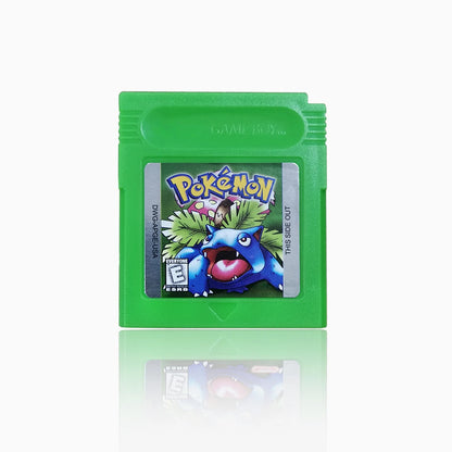 Pokémon GBC 16-Bit Game Cartridges – Red, Blue, Crystal, Gold, Silver, Green & Yellow for Game Boy Color