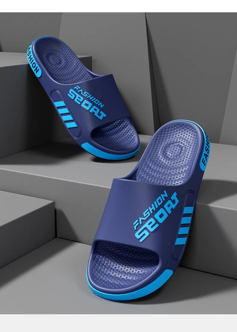 Men’s & Women’s Large Size EVA Slippers — Trendy Non-Slip Outdoor Summer Slippers for Students & Couples