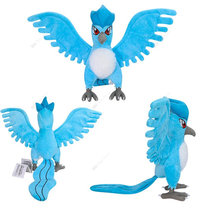 Anime Shiny Pokémon Plush Toys — Charizard, Mega Evolution X, Articuno & Lucario Stuffed Dolls Christmas Gift for Kids