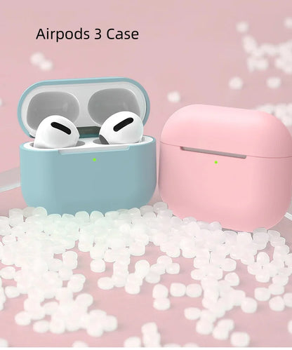 Soft Silicone AirPod Case for Apple AirPods 1, 2, 3 & AirPod Pro 2 – Protective Cover R1