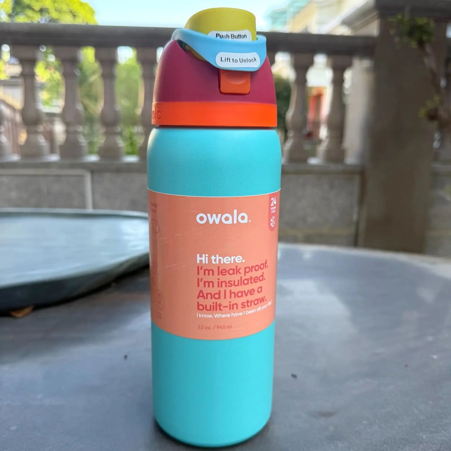 Owala Cup Vacuum Flask – Stainless Steel Thermal Mug for Hot & Cold Drinks, Coffee Tumbler & Thermos