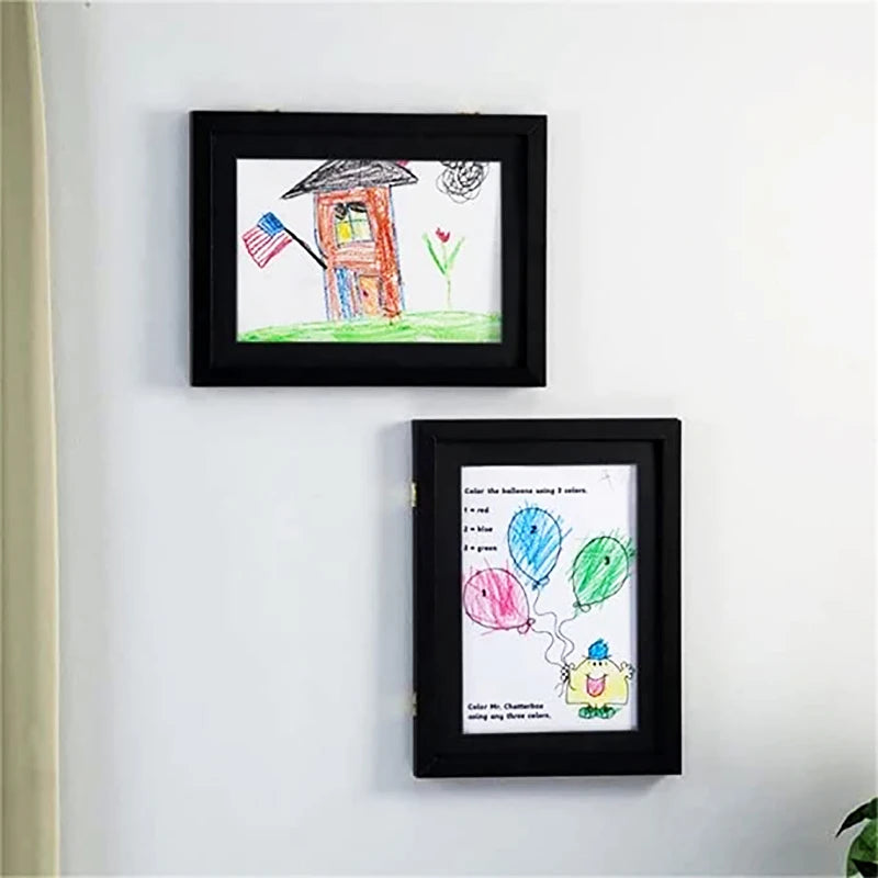Kids Art Frames – Magnetic Front Open Display for Posters, Photos, Drawings, and Paintings, Home Decor Frametory