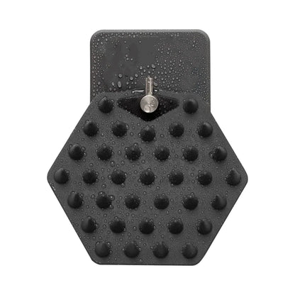Silicone Scalp & Toilet Scrubber with Hook – Reusable Bathroom Accessory with Non-Slip Grip Holder