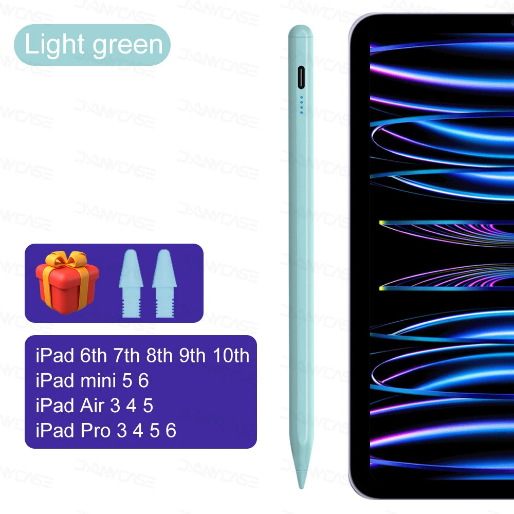 2025 iPad Stylus Pen with Palm Rejection — Compatible with iPad Pro, Air, Mini & 5th–13th Gen Models
