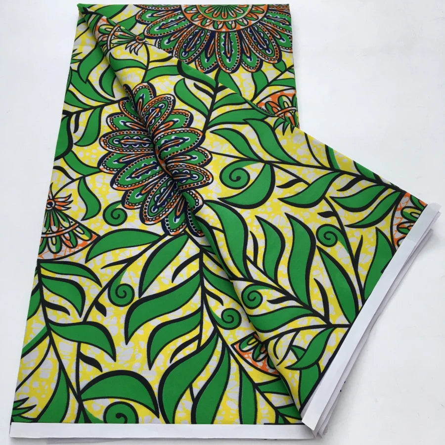 African Wax Print Fabric - Nigerian Ankara Batik Dutch Fabric for Women’s Dresses & Sewing Materials