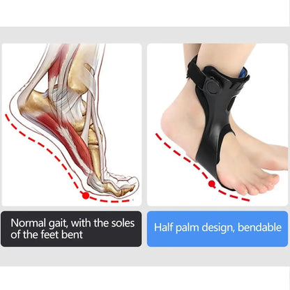 Knob Adjustment Plantar Fasciitis Splint Brace - Airbag Dorsal Drop Foot Orthopedic Support