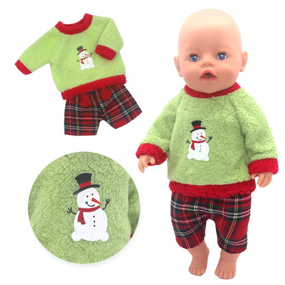 2023 New Doll Outfit Set – Cute Jumpers & Rompers for 17-Inch / 43cm Baby Reborn Dolls