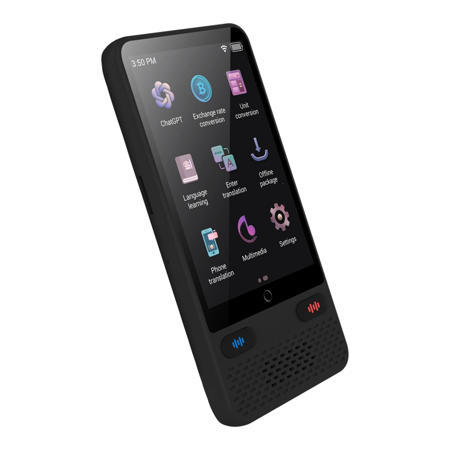 Portable S85 Language Translator Device - 138 Languages, Voice & Offline Translation, Video Recording Support