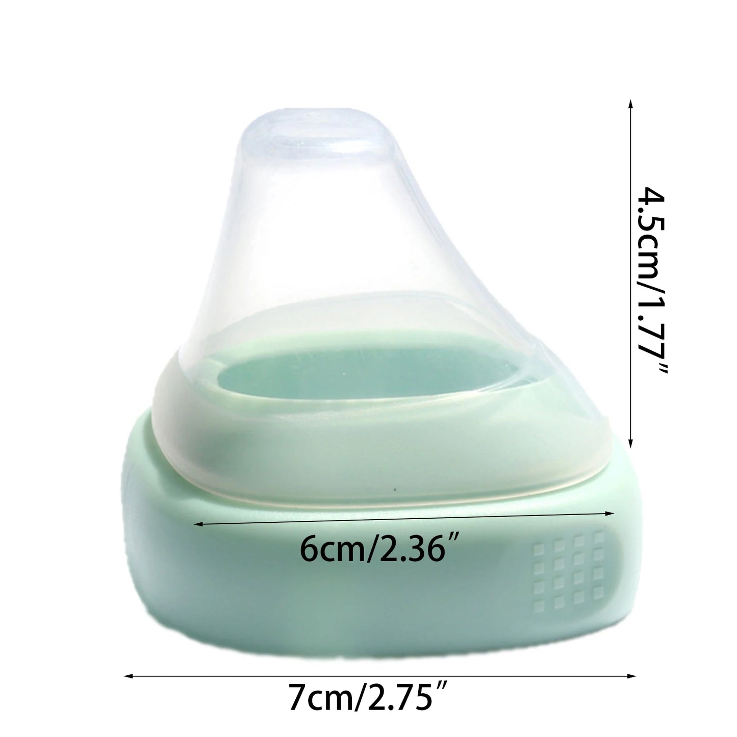 Square Handle Feeding Bottle – Lightweight, Easy Grasp for Baby 6M+, Hegen Bottle Cover Replacement