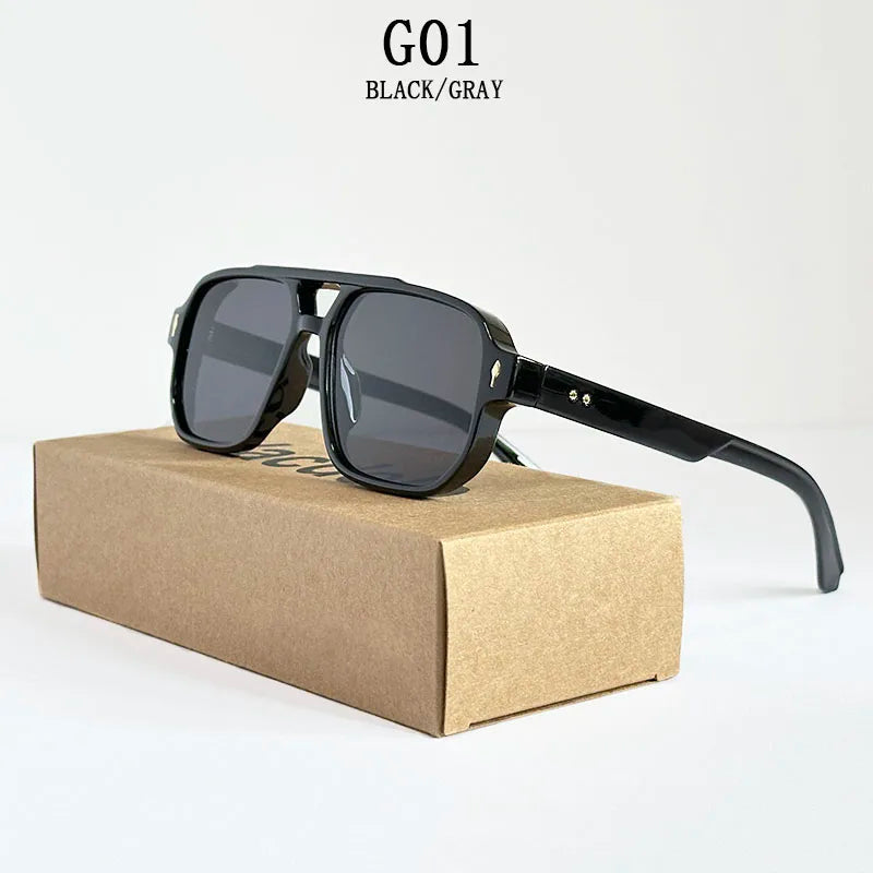 2025 Vintage Fashion Sunglasses for Men — Stylish UV Protection Eyewear Dropshipping Glasses