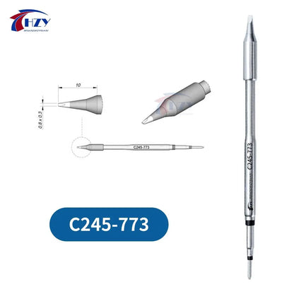 HZY C245 Soldering Iron Tips Set – Universal T245 Compatible Tips for Phone Repair & Soldering Stations