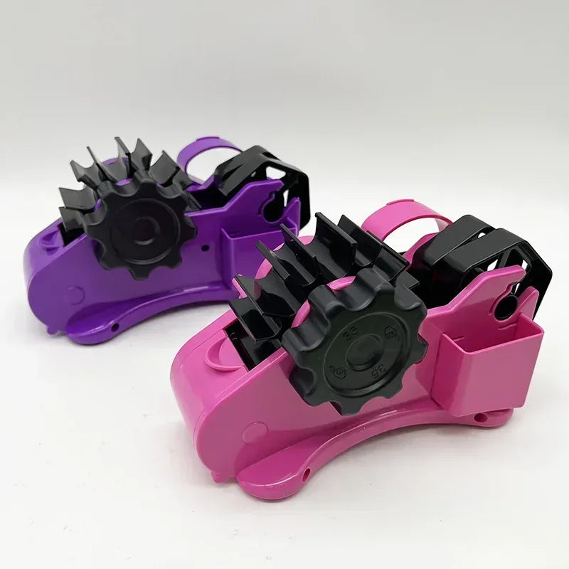 Semi-Automatic Multi-Roll Tape Dispenser – Reusable Thermal Tape Cutter with Storage Compartment