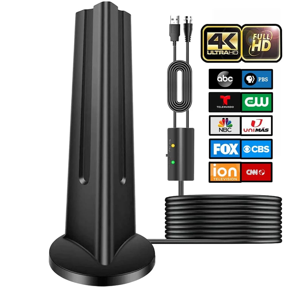 DTMB Digital TV Antenna Receiver - Indoor & Outdoor HD Ground Wave HDTV Antenna for Clear Signal Reception