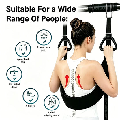 Spinal Stretch Suspension Belt - Lumbar Traction Waist Support for Horizontal Bar Use