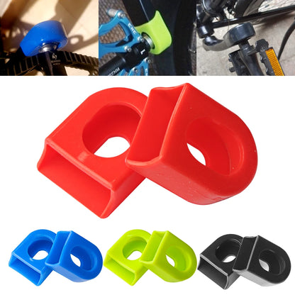 Bicycle Silicone Crank Cover Protector – Pedal Crankset Sleeve, Protective Case for Mountain & Road Bikes, MTB Accessories