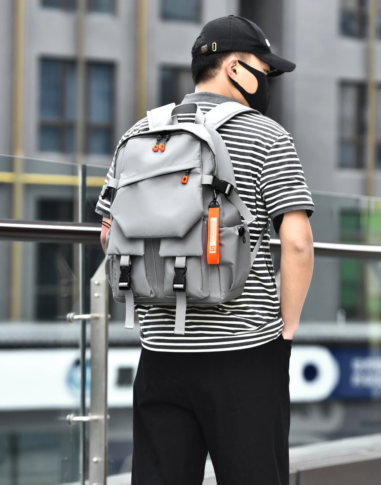 Luxury Men’s Backpack — High-Quality 15.6" Laptop Bag, Waterproof Travel & School Backpack, High-Capacity Fashion Bag