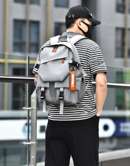 Luxury Men’s Backpack — High-Quality 15.6" Laptop Bag, Waterproof Travel & School Backpack, High-Capacity Fashion Bag