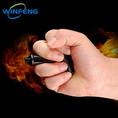 Nylon Plastic Steel Self-Defense Stinger – Emergency Glass Breaker & EDC Survival Tool for Outdoor Camping