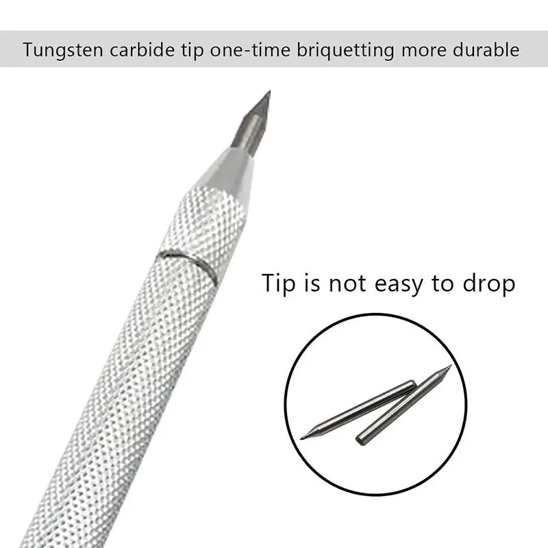 Diamond Scribing Pen with Tungsten Carbide Tip | Engraving and Stylus Pen for Glass, Ceramic, Metal | Hand Tool