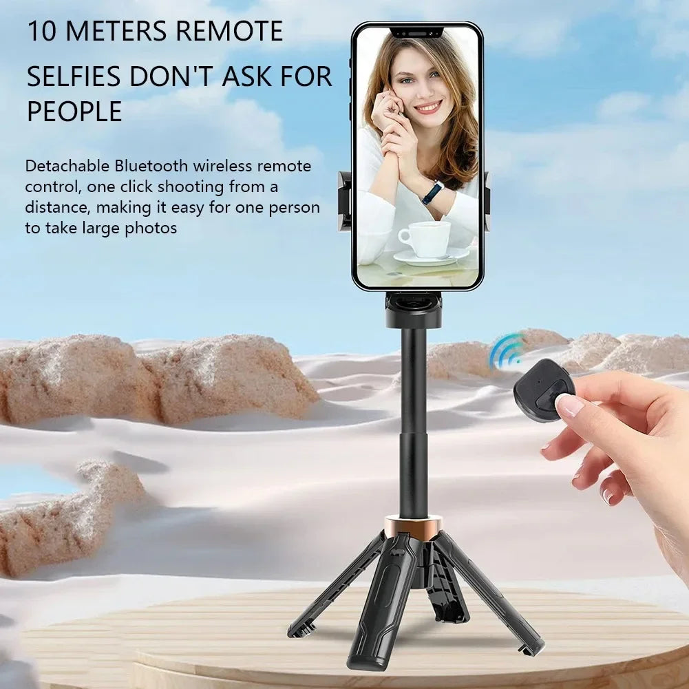 Super Mini Selfie Stick – Portable Phone Holder with Bluetooth Remote for Live Broadcast & Shooting