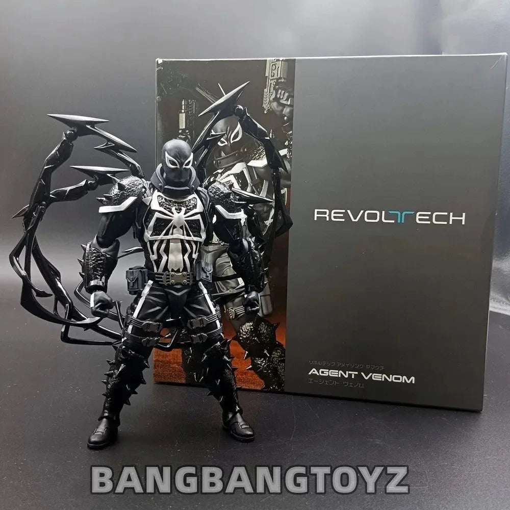 Venom Revoltech Amazing Yamaguchi Figure — Agent Venom Anime Model Collection, Eugene Thompson Collectible Gift