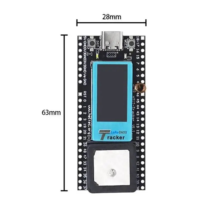 Heltec ESP32 LoRa Meshtastic Tracker – SX1262 Wi-Fi, Bluetooth & GPS Asset Tracker for Vehicles, Bikes, Pets & Kids