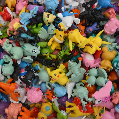 Pokemon Figure Toy Collection - Pikachu Anime Action Figures Model Decorations for Kids Christmas Gift