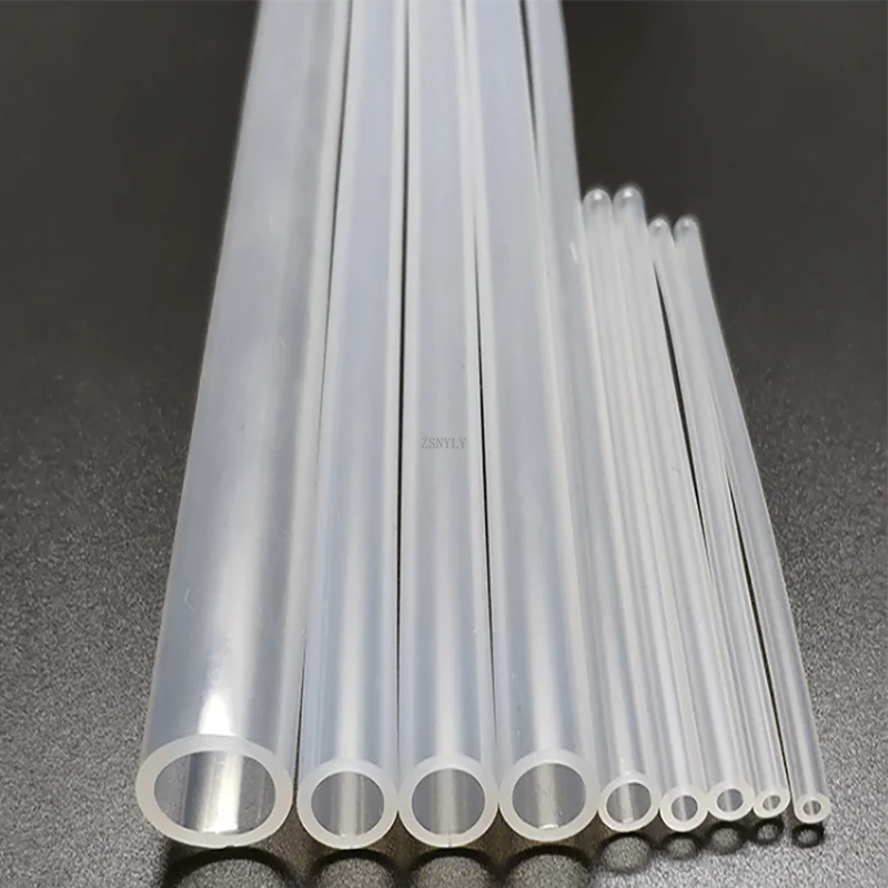 Transparent Silicone Hose Pipe - 4mm-12mm Food Grade Flexible Rubber Tubing for Aquarium, Pump, Water & Liquid Transfer