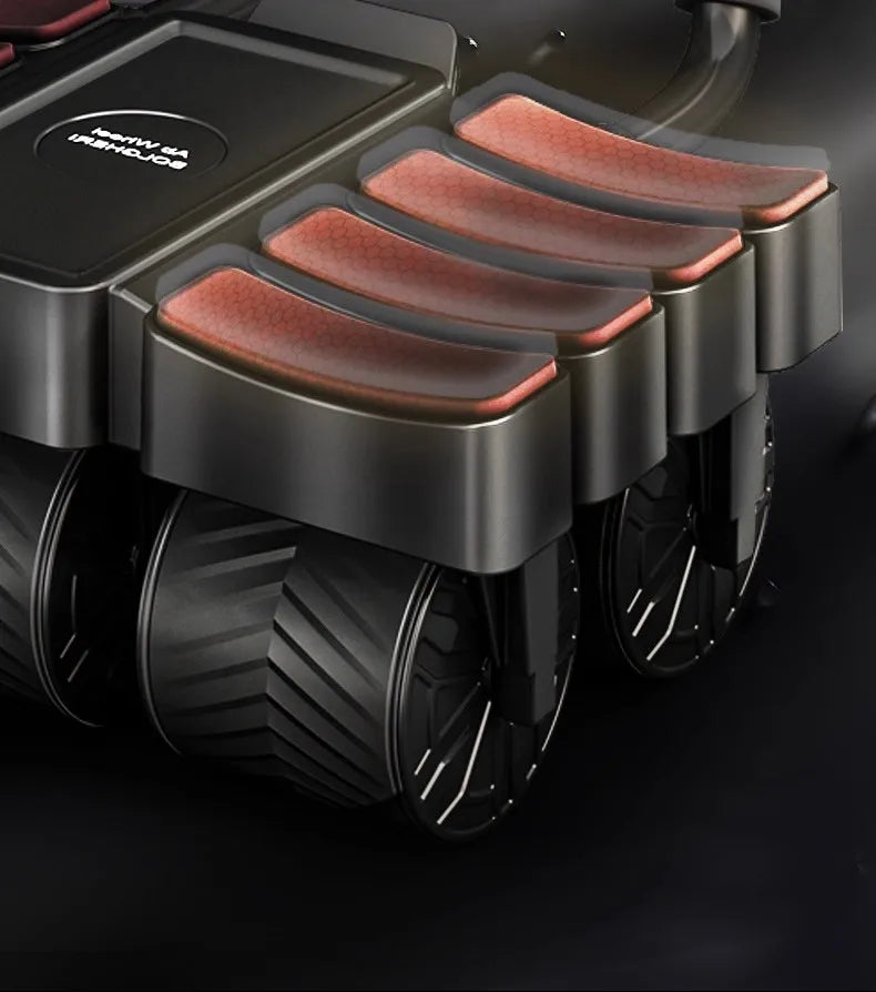 Smart Fit Abdominal Wheel – Six Wheels & Eight-Elbow Automatic Rebound with Mobile App Connectivity