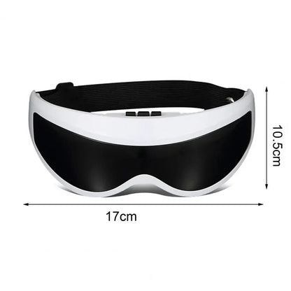Electric Wireless Eye Massager Mask – Migraine Relief, Vision Improvement & Forehead Vibration Eye Care Glasses