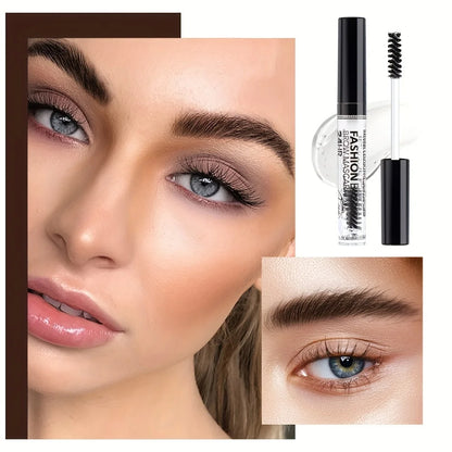 Transparent Eyelash Serum Gel - Waterproof Lash Enhancing & Nourishing Treatment for Fuller-Looking Lashes