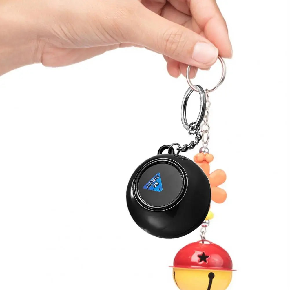 4.5CM Funny Prophecy Ball Keychain – Portable Stress Relief Fortune Telling Decision Maker Key Ring
