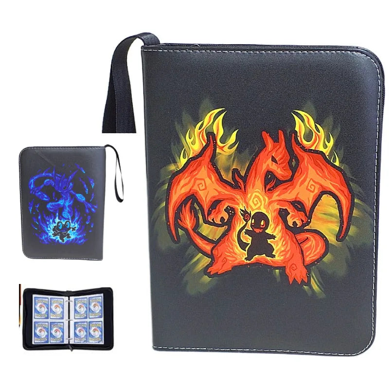 NEW Pokémon Card Album — 400pcs Binder Zipper PU Leather Storage Book for Anime Card Game Collection