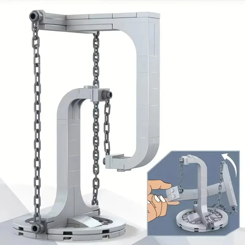 Anti Gravity Suspension Balance Frame - Puzzle Block Toy for Tension Balance Experiments
