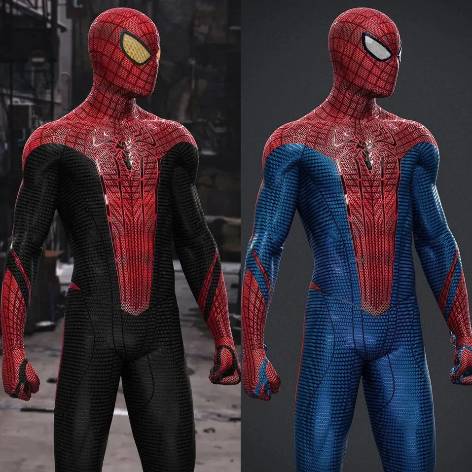 TASM1 Superhero Cosplay Bodysuit - Spandex Zentai Halloween Costume for Men