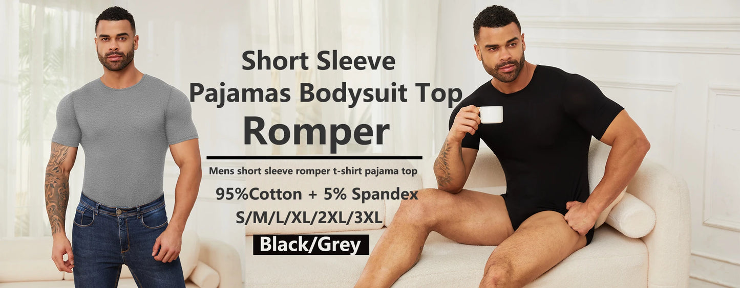 Men’s Sleeveless Bodysuit Shaper — Full Body Compression Undershirt, Tummy Control Slimming Vest Shapewear