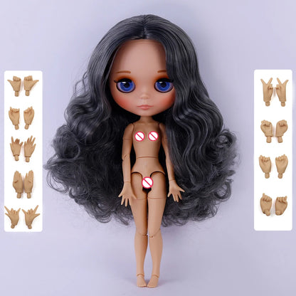 ICY DBS Blyth 1/6 Joint Doll – 30cm Tan Skin Matte Face BJD Girl Doll Toy Gift