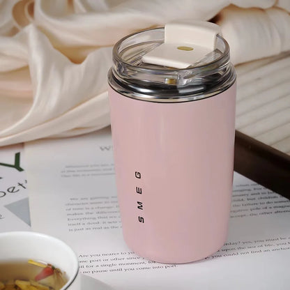 Vacuum Insulated 240ml Car Travel Coffee Cup – Double Wall Thermos Bottle for Hot & Cold Temperature Retention