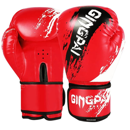 Adult Boxing Gloves - Comfortable Adjustable Punching & Sparring Mitts for Men - Black, Red, Blue Hand Protector