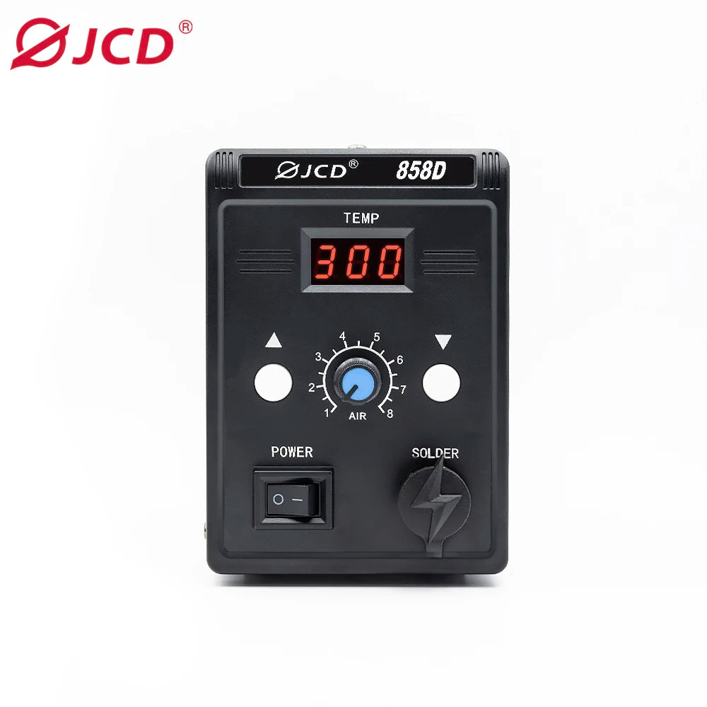 JCD Hot Air Gun 858D – 700W BGA Rework Solder Station, SMD SMT Welding Heat Gun, 220V/110V Repair Tool