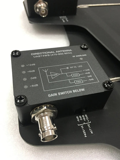UA844 Antenna Amplifier 5 Channel Power Distributor for Wireless Microphones - Super Wideband UHF 470-952MHz