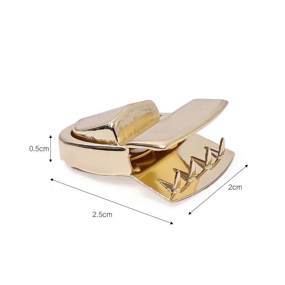 Metal Locks Bag Clasp Catch Buckles | Handbags Purse Tote Closures | Snap Clasps for DIY Craft Hardware | Bag Accessories (5/10pcs)