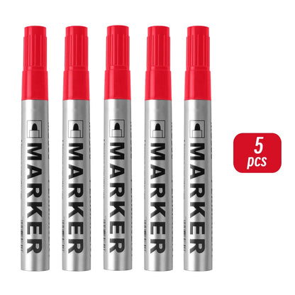 Permanent Waterproof Paint Marker Pen – Quick-Dry Black Ink for Tires, Oily Surfaces & Signature Writing Stationery Tool