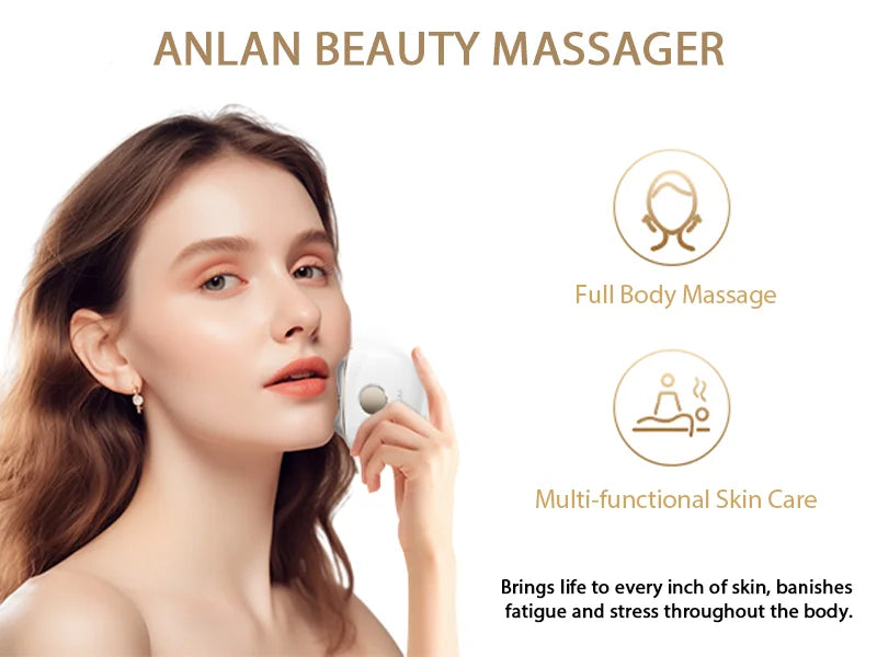 ANLAN Electric EMS Face & Body Massager – Guasha Therapy, Skin Lifting, Firming, Edema & Heat Treatment Beauty Device