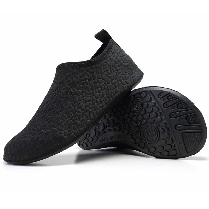 Couple Aqua Water Shoes - Lightweight Quick-Dry Anti-Slip Beach Sneakers for Men & Women